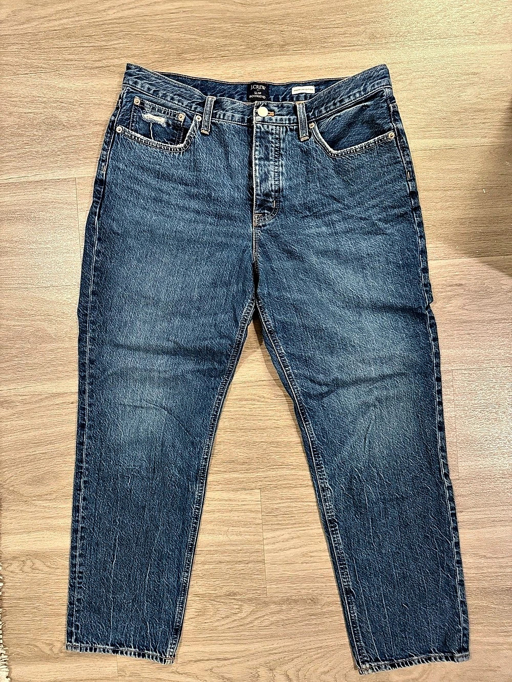 J.Crew Slim Boyfriend Jeans Size 30 Premium Edition Medium Wash